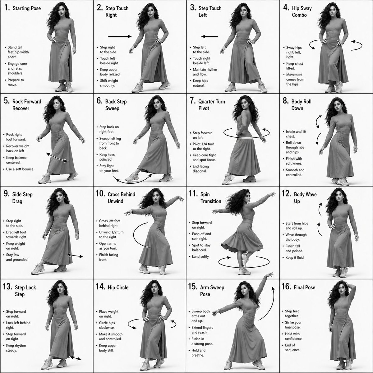 Step 01 — choreography sheet